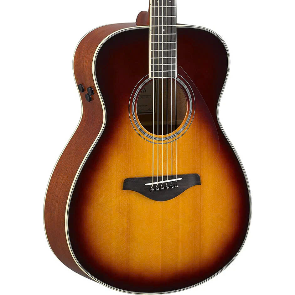 Đàn Guitar Acoustic Yamaha FS-TA BROWN SUNBURST 3