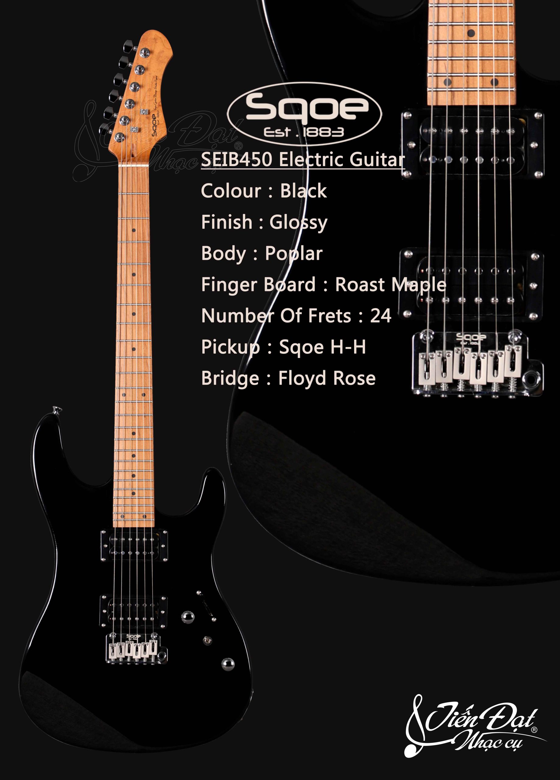 Đàn guitar điện SQOE SEIB450 25