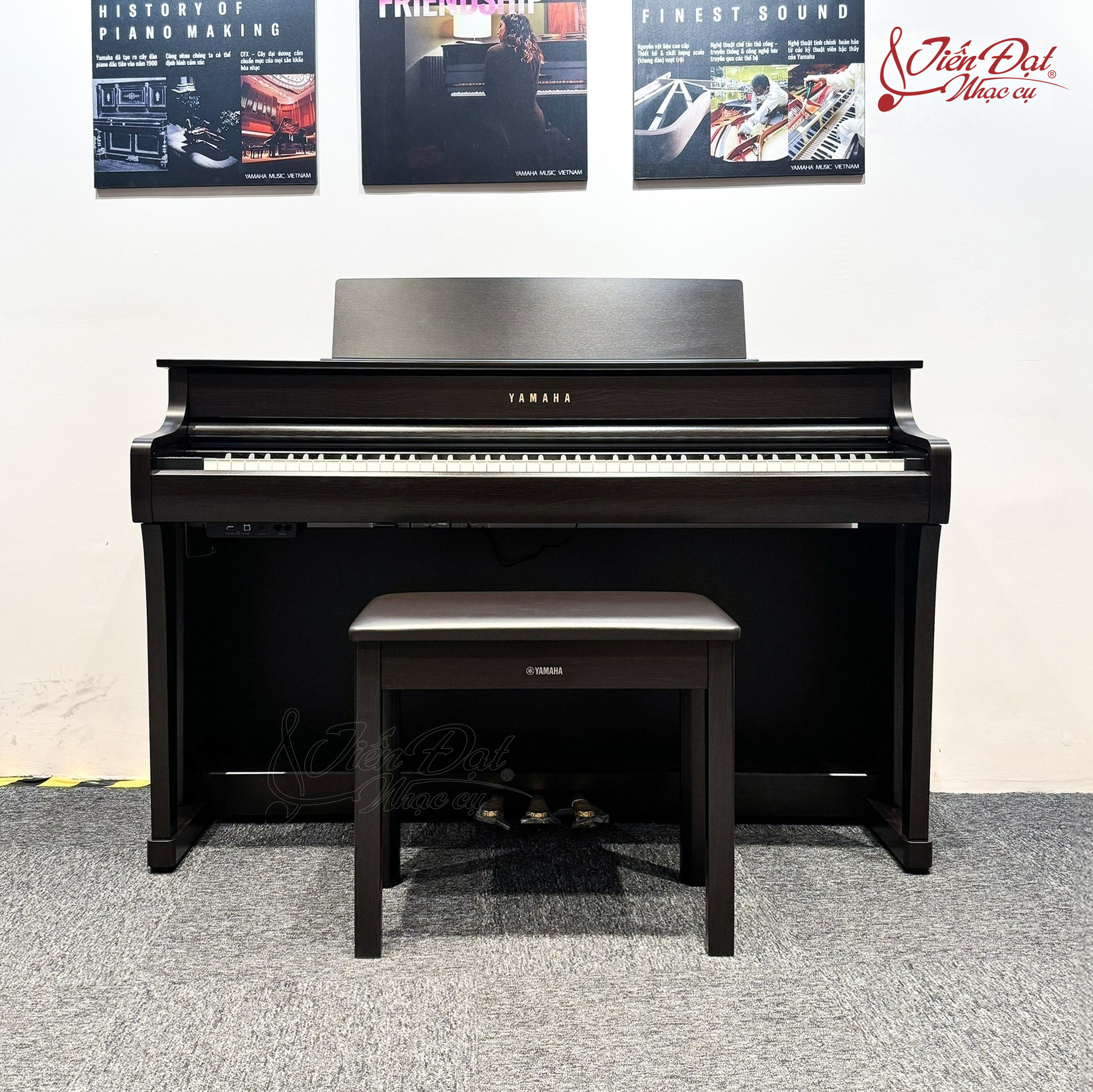 Đàn Piano điện Yamaha CLP-845 Rosewood 6