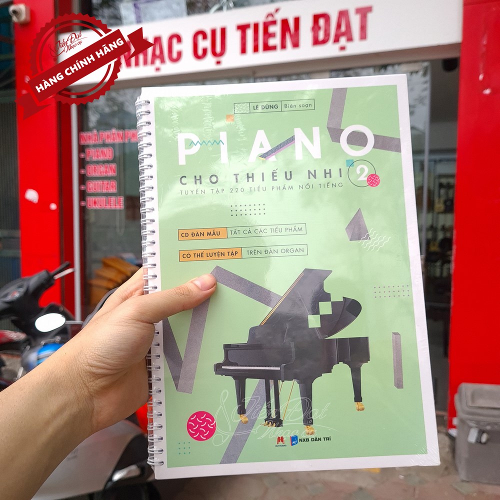 Piano Cho Thiếu Nhi Tuyển Tập 220 Tiểu Phẩm Nổi Tiếng Phần 2 (Kèm CD) 2