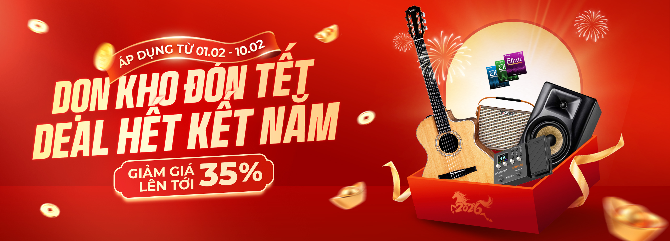 DEAL HẾT KẾT NĂM – ĐÓN TẾT BÍNH NGỌ CÙNG TIẾN ĐẠT 🧧🎹